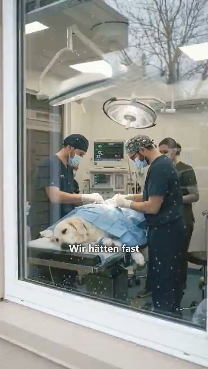 Das Geschirr tut ihm weh.