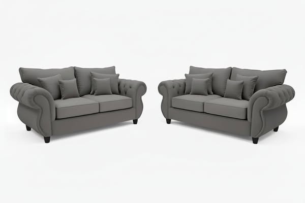 Rio chesterfield 3 seater + 2 seater sofa set