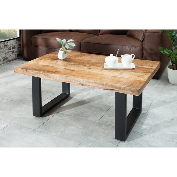 Coffee Table Blacksmith 100cm Mango Wood Natural