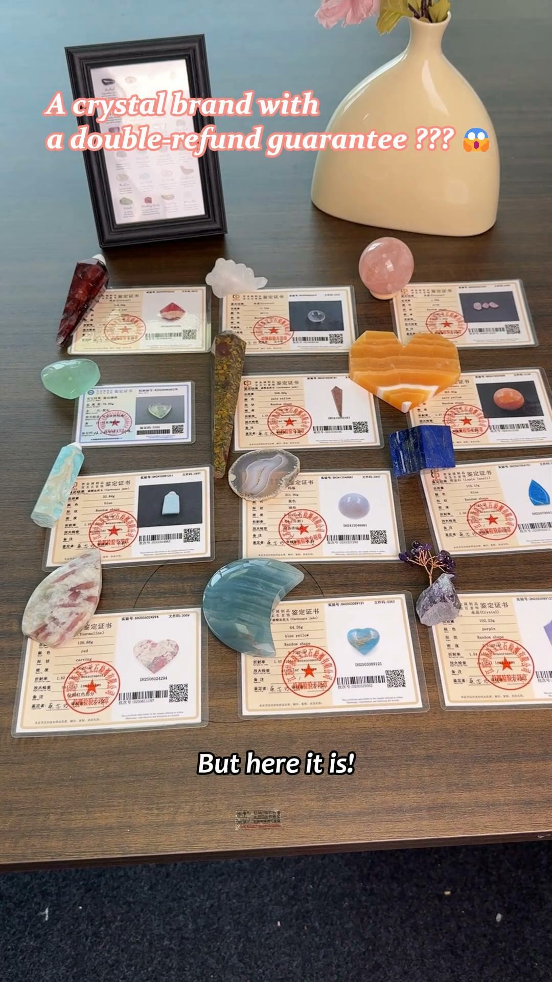 100% Natural Crystals. Verified Authenticity. Zero Fakes.