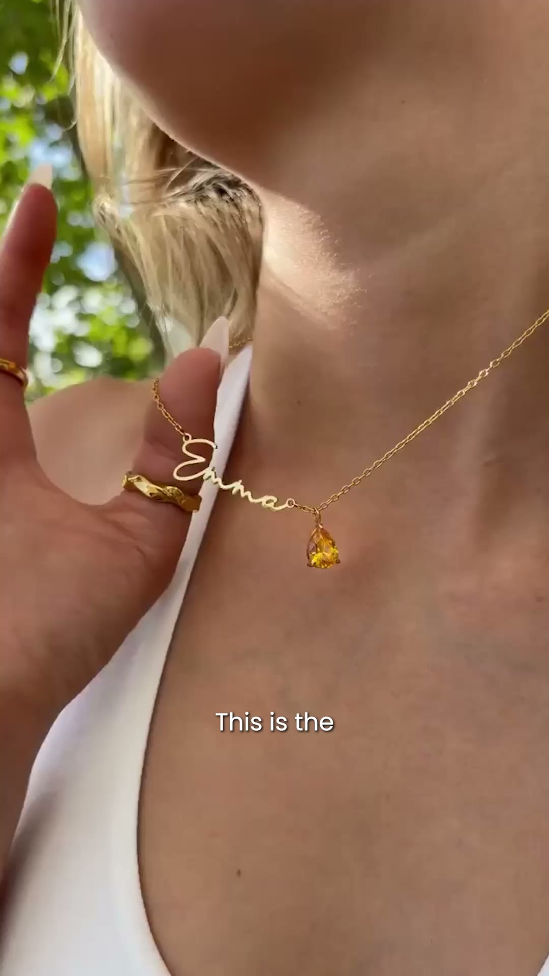 Your Name. Your Birthstone. Yours Forever