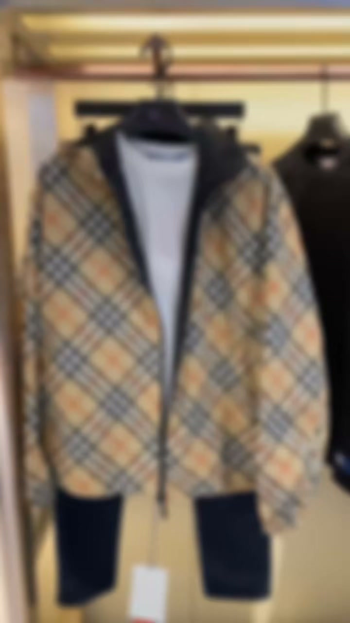Classic Plaid Hooded Zip‑Up Jacket