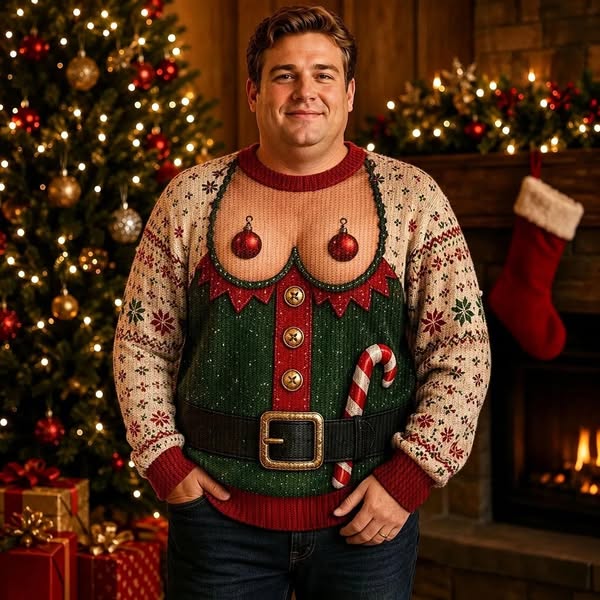 Funny Custom Ugly Christmas Sweatshirt