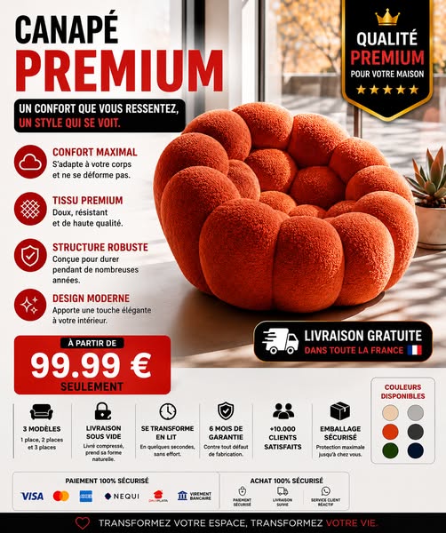 Canapé Nuage Design