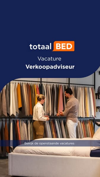 Word verkoopadviseur bij totaalBED