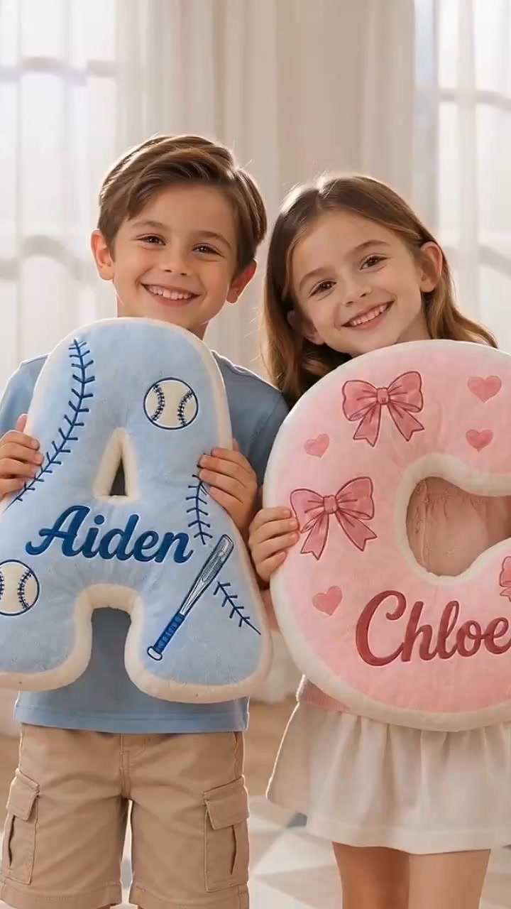Customize a letter pillow