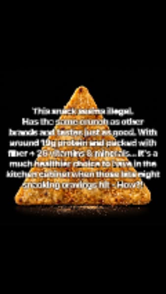 Healthy crisps that actually taste good.