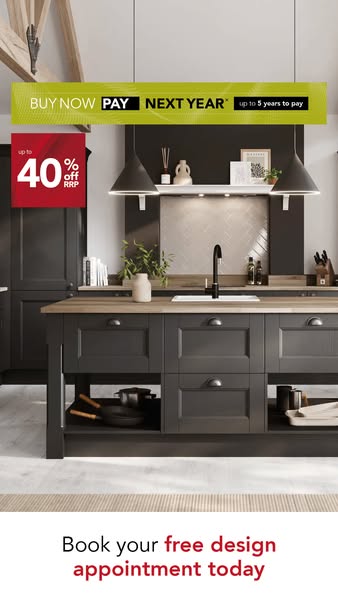 Book your free kitchen design appointment today