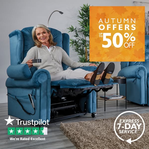 Up to 50% off this Autumn!