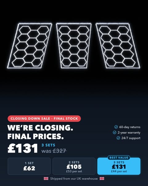 We're closing — final prices