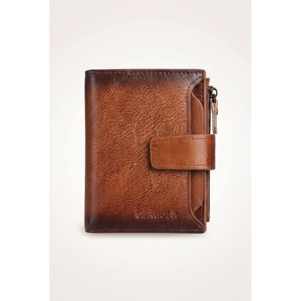 TriGuard Leather Wallet RFID Security