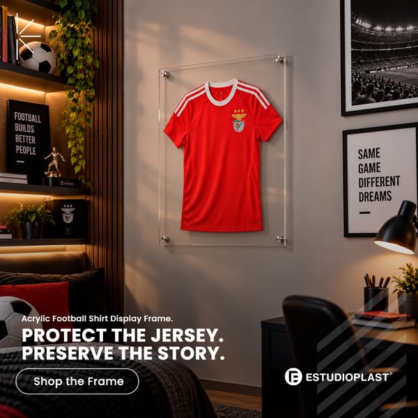 Acrylic Football Shirt Display Frame