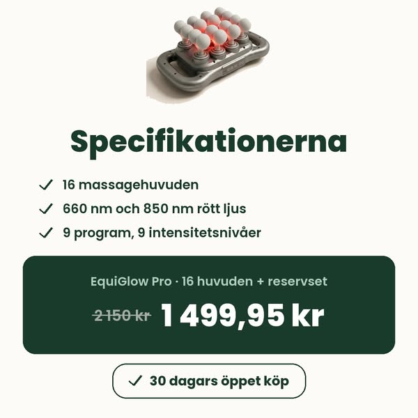 Det här sitter i EquiGlow Pro