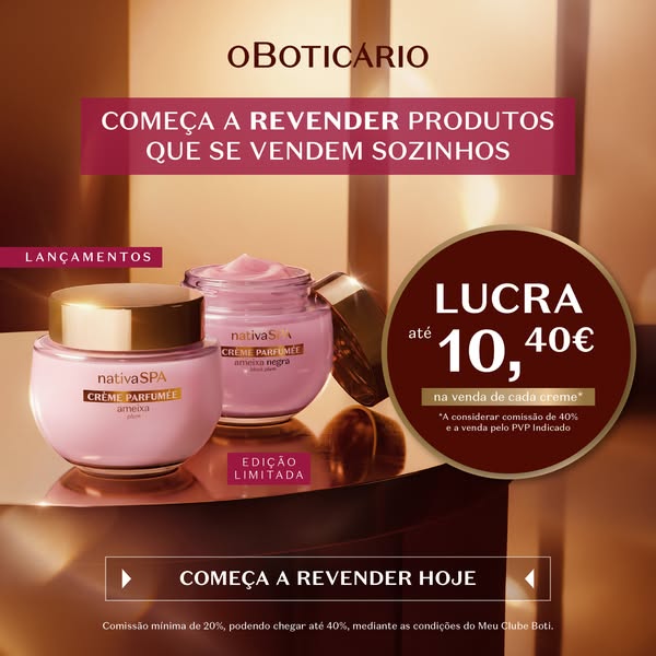 Lucra até 40% com Nativa Spa