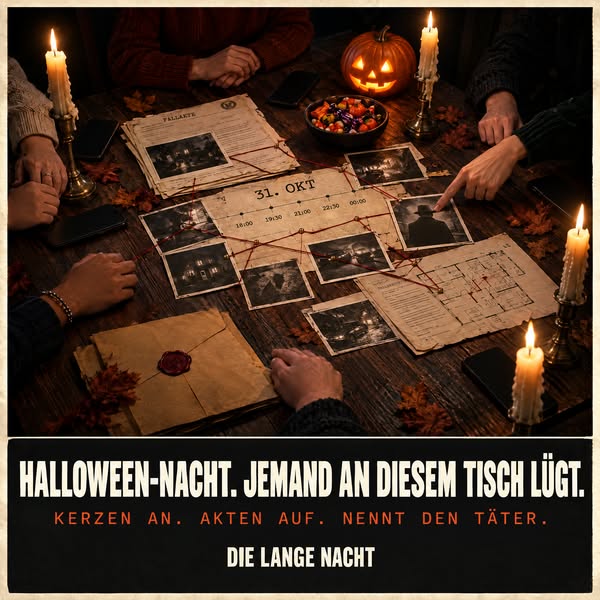 Ungelöste Morde. Ein Abend. Findest du den Täter?