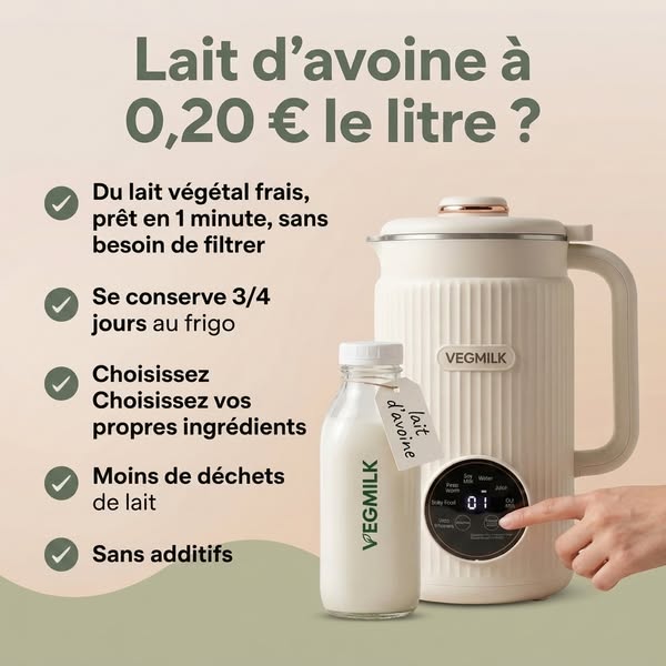 Le lait végétal maison qu’on ne filtre jamais.