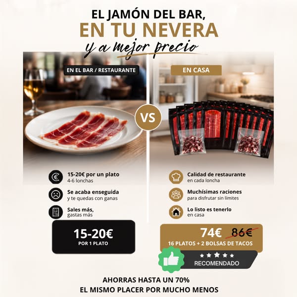 El ibérico del bar, en tu nevera y a mejor precio