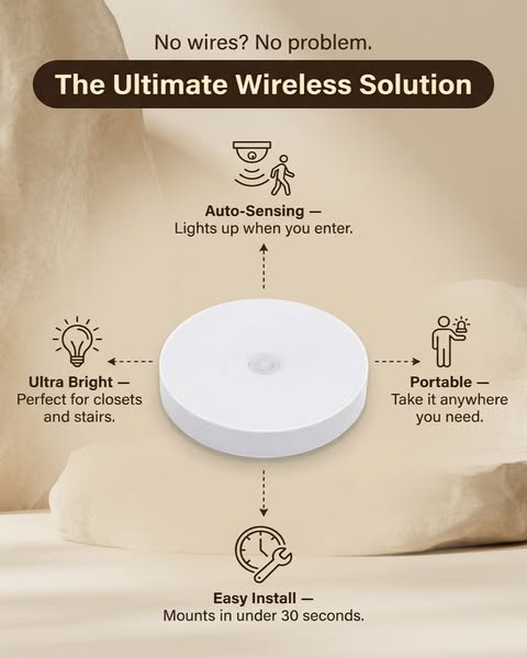 LED Intelligent Human Body Sensor Light