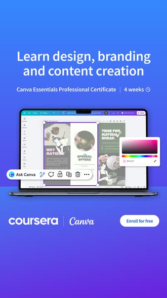 Learn visual design theory with Canva