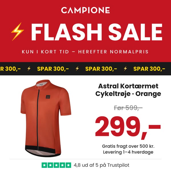 Flash sale: Cykeltrøje for 299
