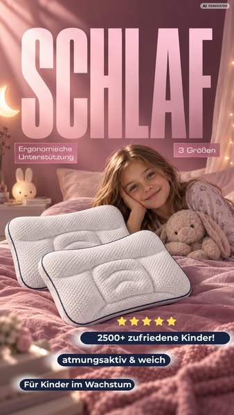Cloudrest™ Ergonomisches Kinderkissen