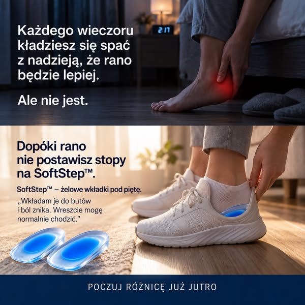 Koniec bólu pięt już od pierwszego użycia!