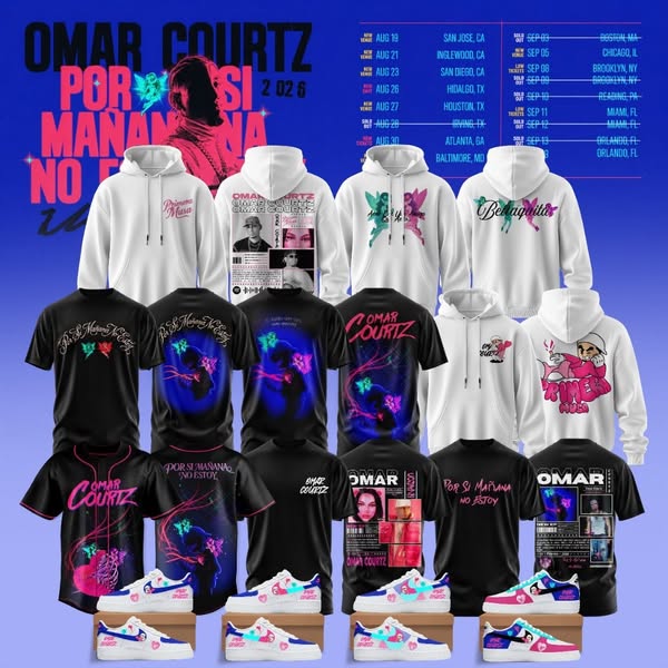 Omar Courtz Por Si Manana No Estoy Tour Collections