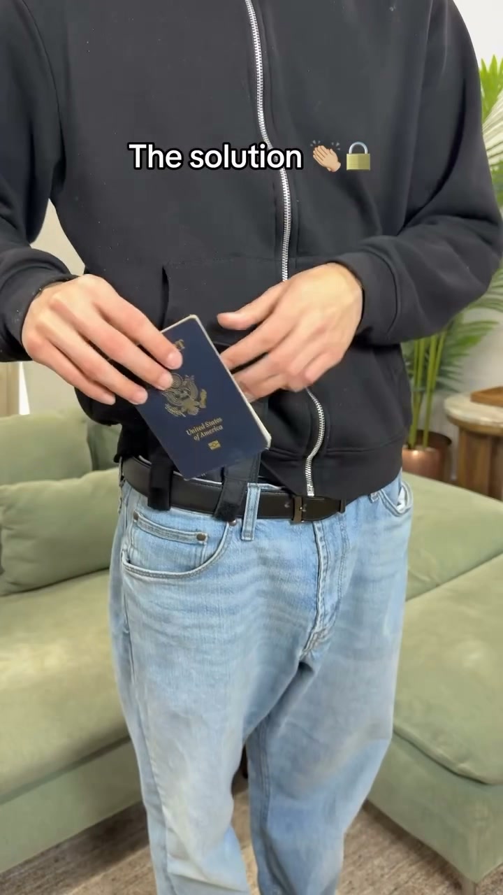 Keep Your Passport Hidden & Safe