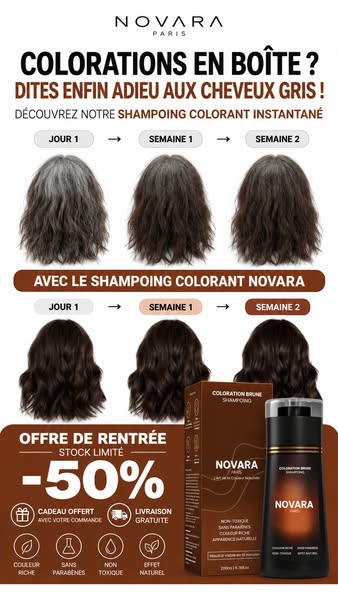 Regardez ÇA avant de couvrir à nouveau vos cheveux blancs !