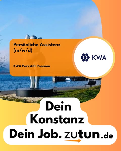 Kurze Wege, neuer Job in Konstanz. Direkt bei dir um die Ecke.