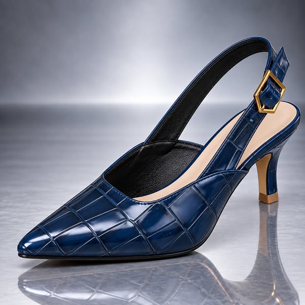 Liliane Croc Slingback Heel