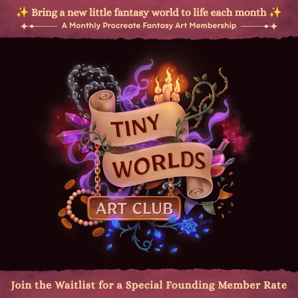 Join the Tiny Worlds Art Club Waitlist