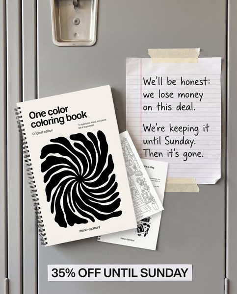 35% off until Sunday. Then it's gone.