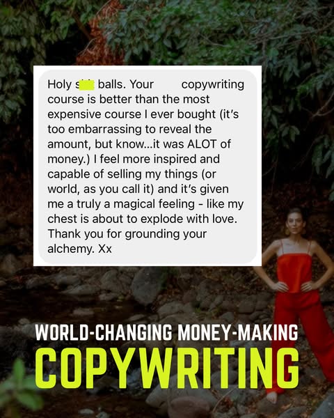 World-Changing Money-Making Copywriting