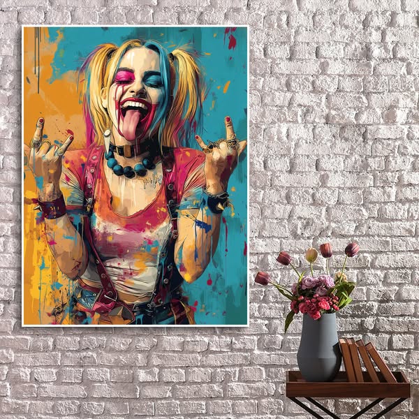 Toile - Harley Quinn | Corner of Art