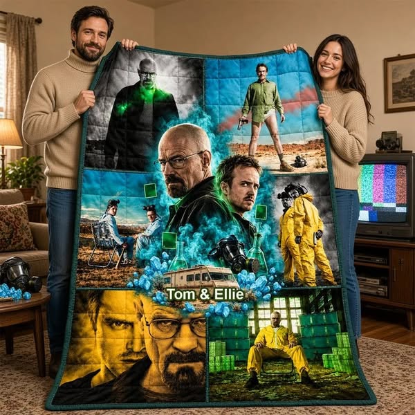 Chemistry Crime Blanket - Personalized Gifts For Couple 04nadh051026 - Draconer