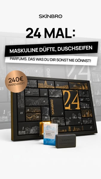 Jeden Tag eine neue Überraschung - sichere dir jetzt deinen SKINBRO Adventskalender!
