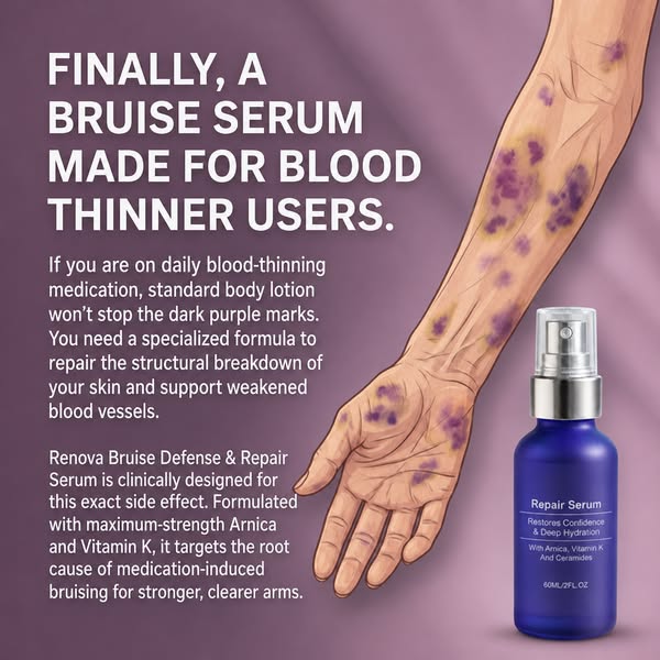 Made for skin that bruises from the lightest bump