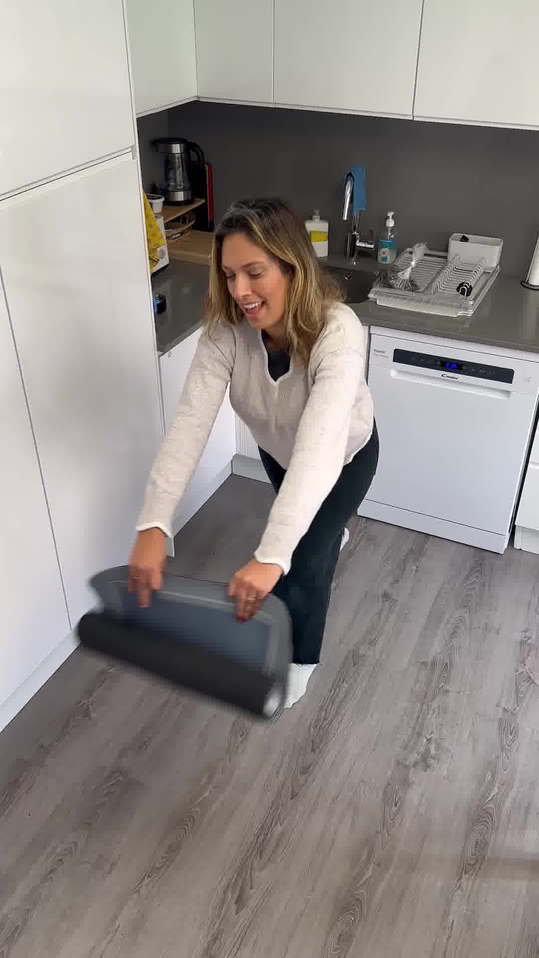 Una alfombra que se seca rápidamente!