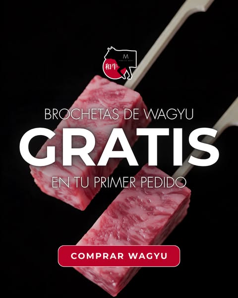 Brochetas de Wagyu · GRATIS