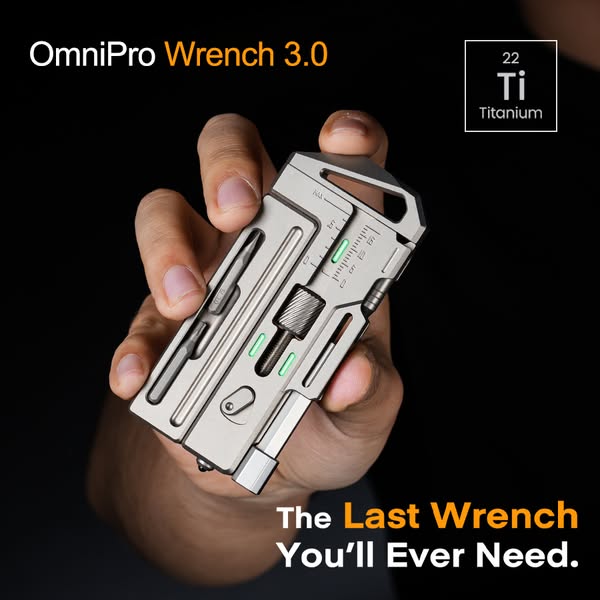 OmniPro Wrench 3.0. Pocket-Sized Toolbox. 0–18mm.