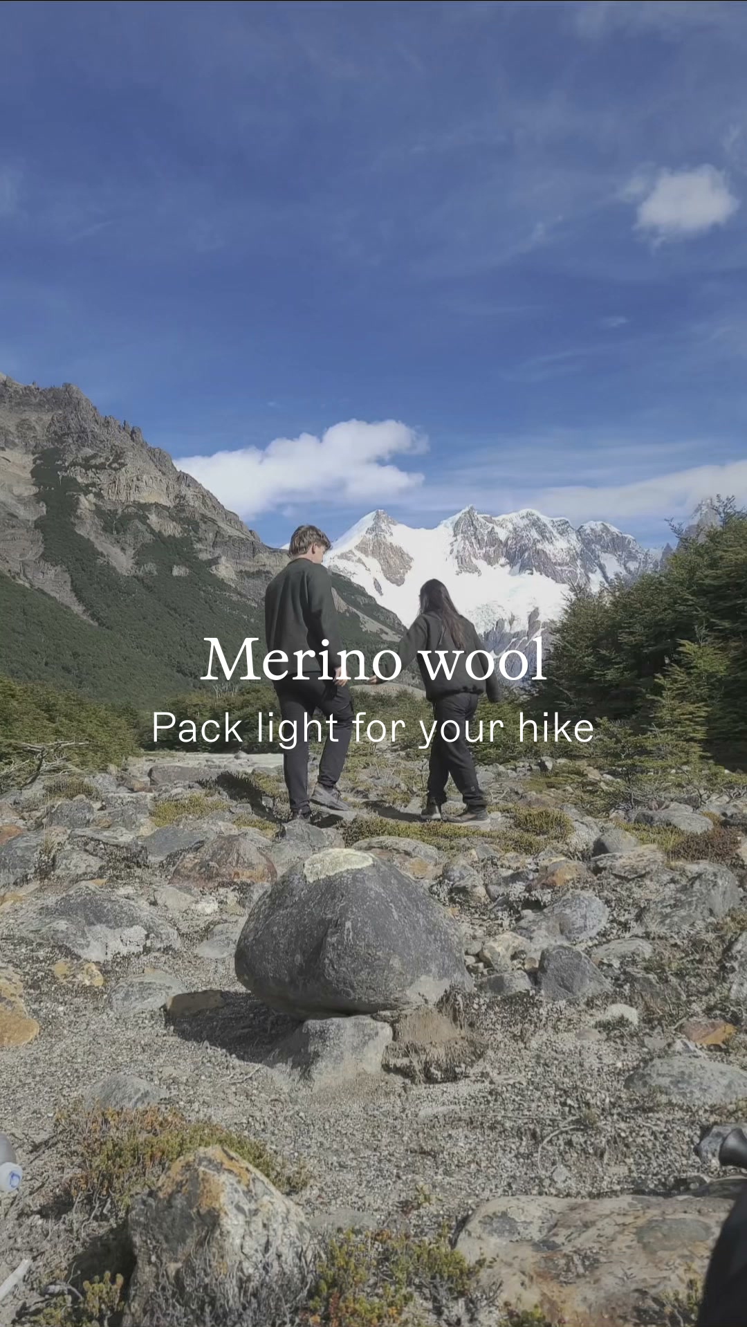 Pack light with merino wool