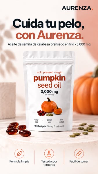El secreto mejor guardado de las semillas de calabaza para un pelo más fuerte.