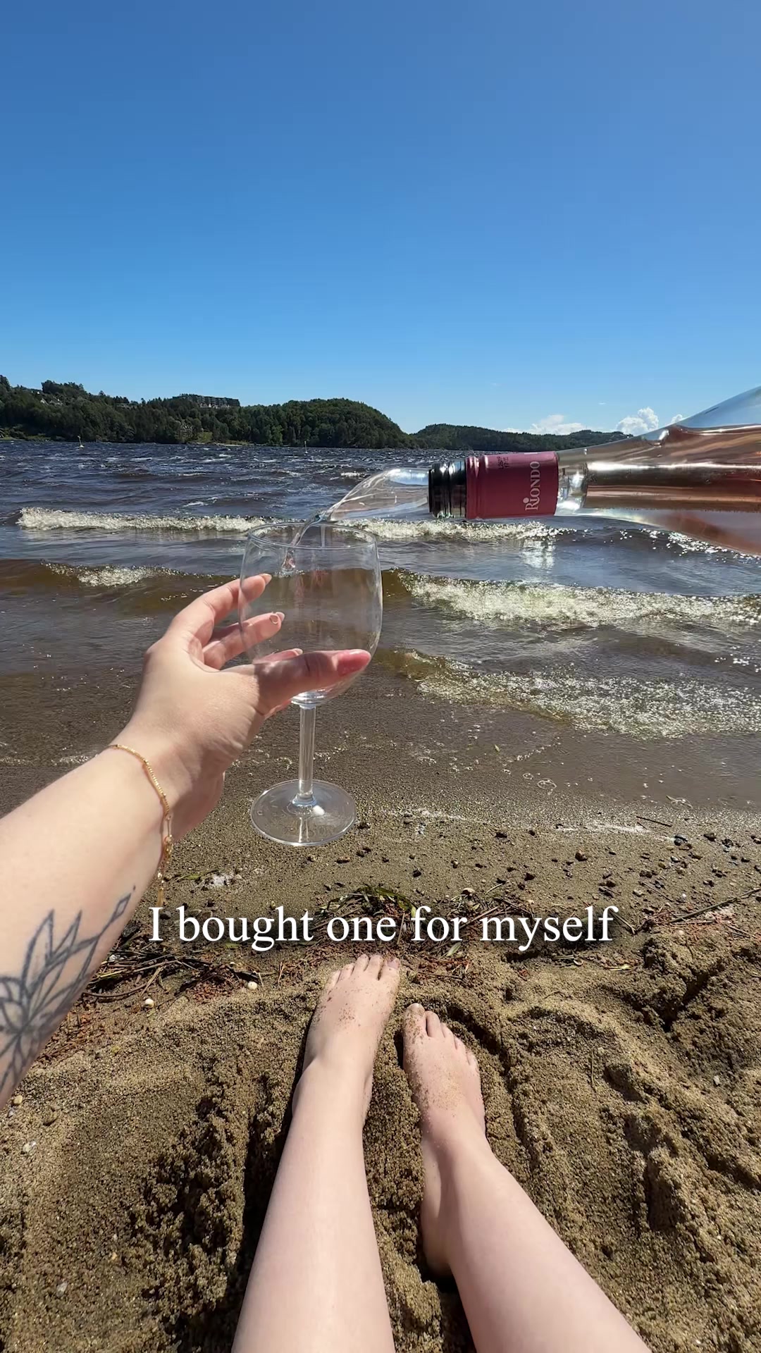 The bottle stays on the table. So do you.