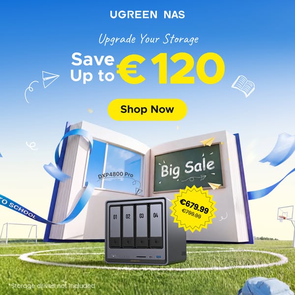 UGREEN NAS Deal: Save Up to €120