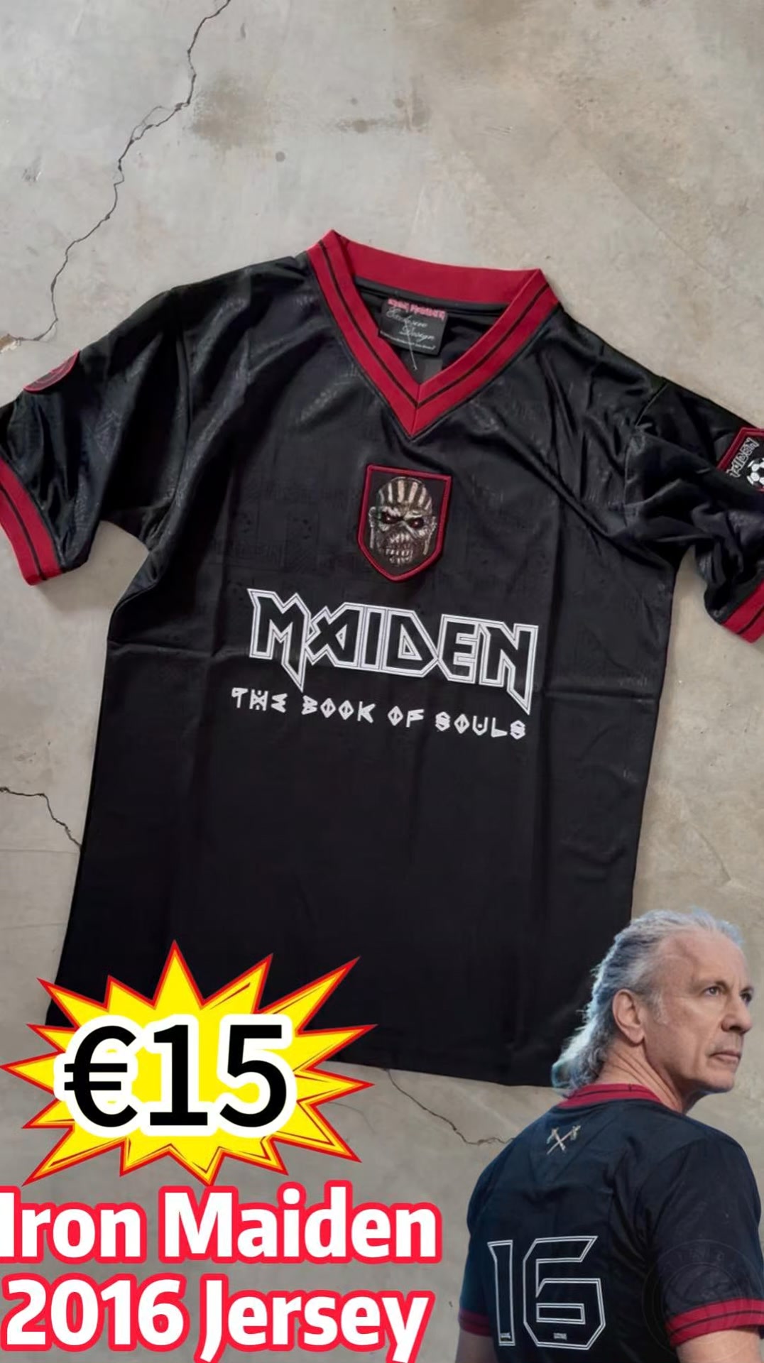Iron Maiden 2016 Jersey!