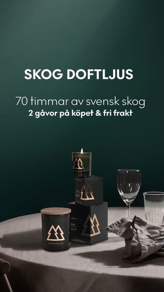 Svenskt doftljus av rapsvax