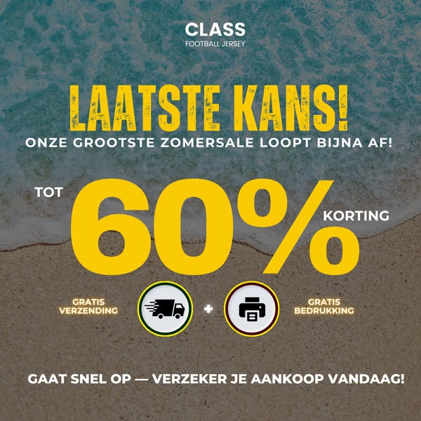 Laatste Kans: Zomersale Tot 60% Korting