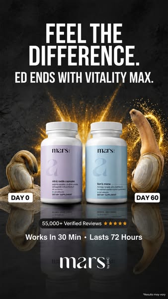 ED Ends With Vitality Max | Order BEFORE Christmas Eve