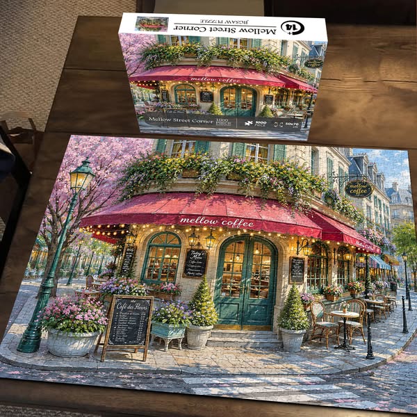 Mellow Street Corner Jigsaw Puzzle 1000 Pieces